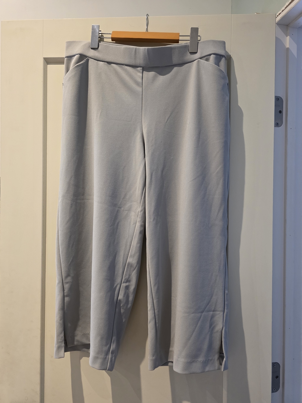 Light Gray Capris Pants